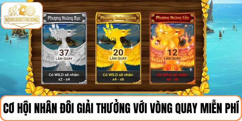 Cơ hội nhân đôi giải thưởng trong Ăn khế trả vàng với vòng quay miễn phí