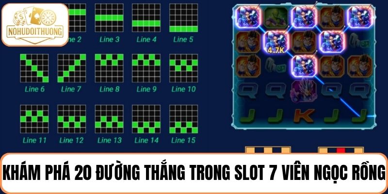 Khám phá 20 đường thắng đa dạng trong game nổ hũ 7 Viên Ngọc Rồng