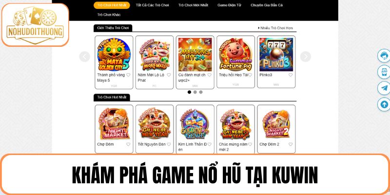 Kiếm thưởng siêu hấp dẫn từ game nổ hũ KUWIN