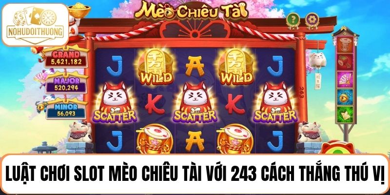 Luật chơi game nổ hũ Mèo Chiêu Tài với 243 cách thắng thú vị