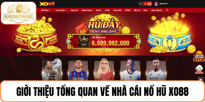 Nhà cái nổ hũ XO88 uy tín nhất năm 2025