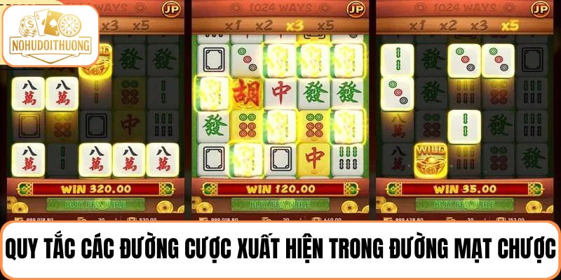 Quy tắc các đường cược cơ bản xuất hiện trong nổ hũ Đường Mạt Chược