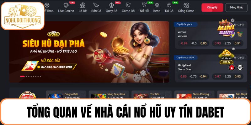 Tổng quan về nhà cái nổ hũ uy tín DABET